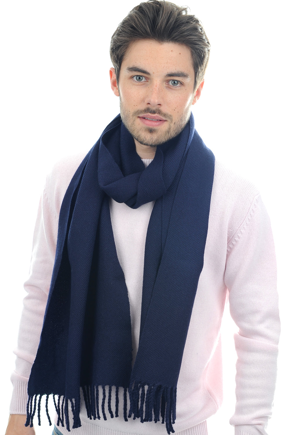 Zak200-Alpaga in baby alpaca misto - blu marino - Mahogany
