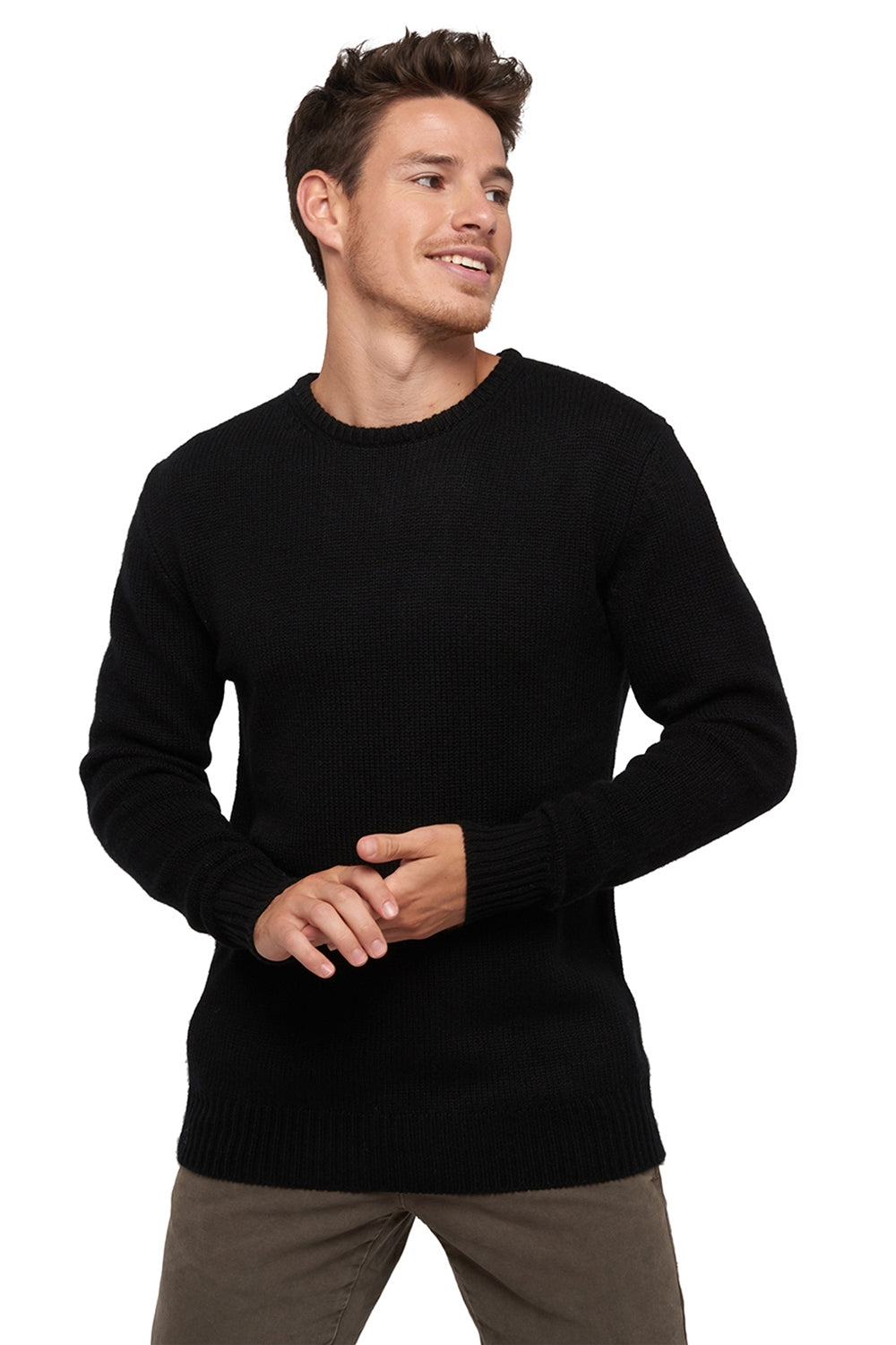 Bilal in cashmere uomo - nero - Mahogany