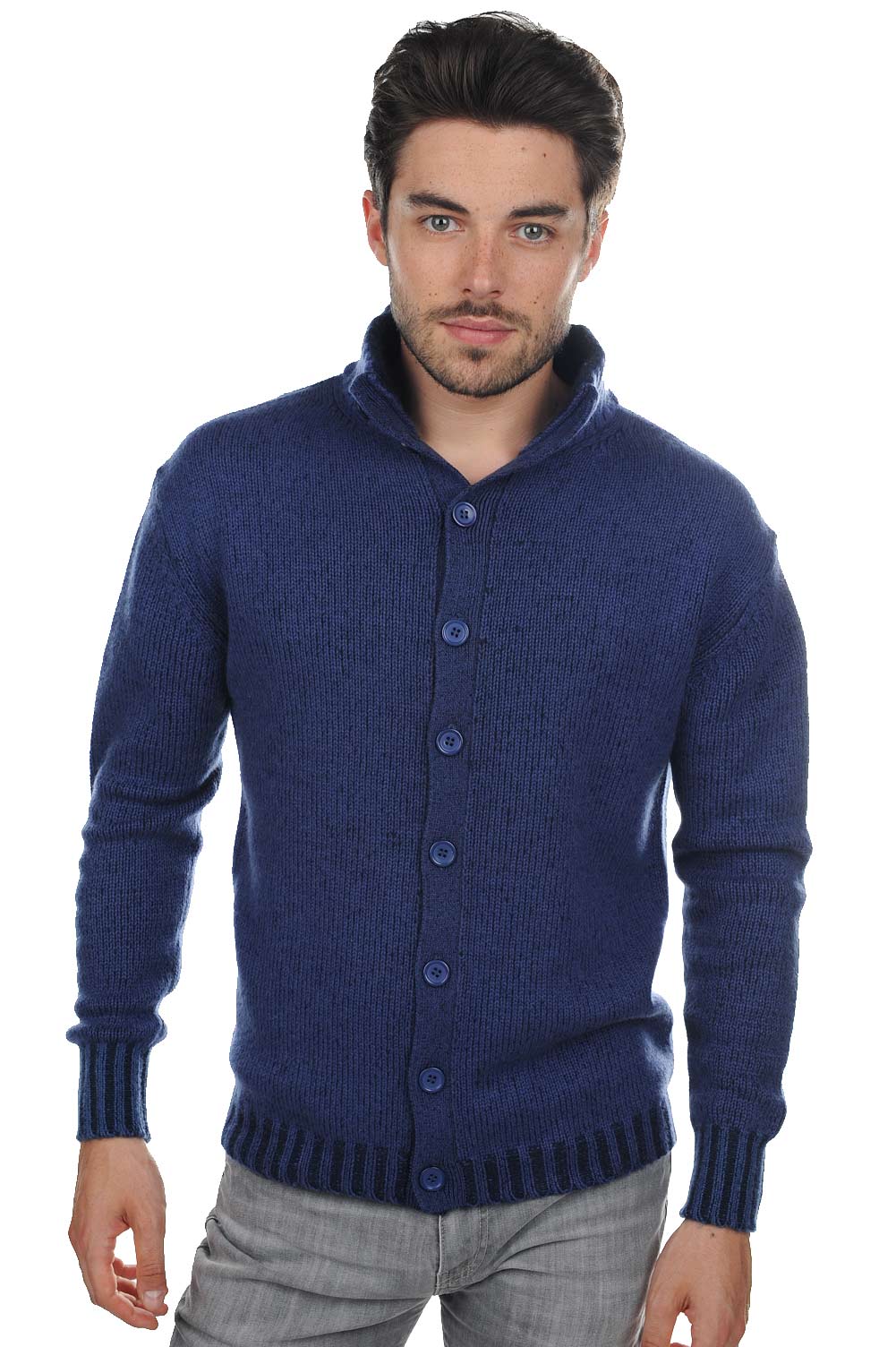 Jo in cashmere uomo - blu marino scuro-blu male - Mahogany