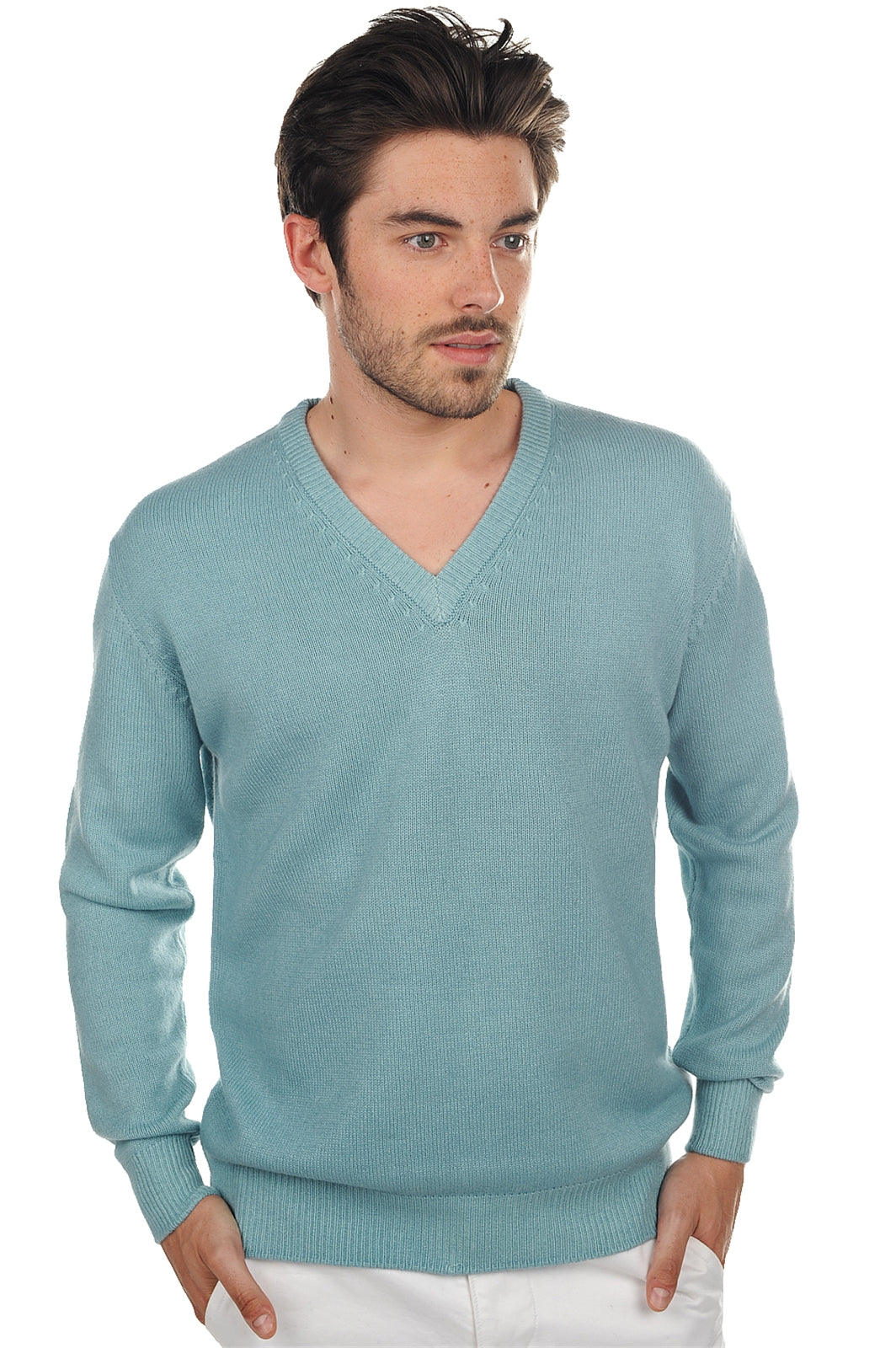 Hippolyte 4F in cashmere uomo - tormalina - Mahogany