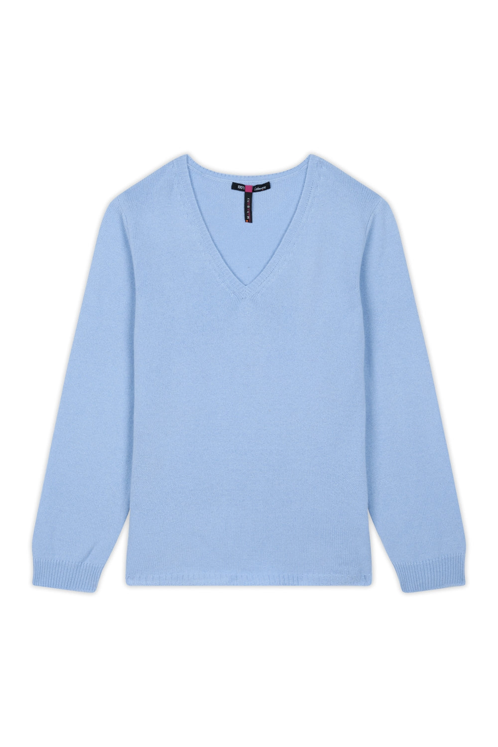 Erine 4F in cashmere donna - azzurro cielo - Mahogany