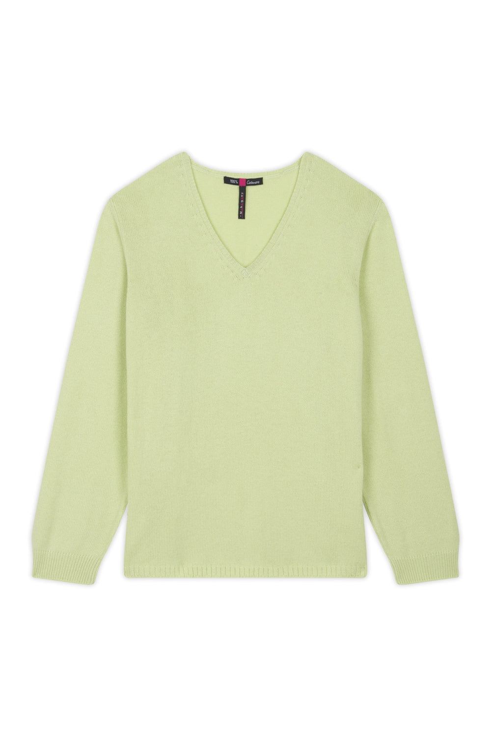 Erine 4F in cashmere donna - verde pallido - Mahogany