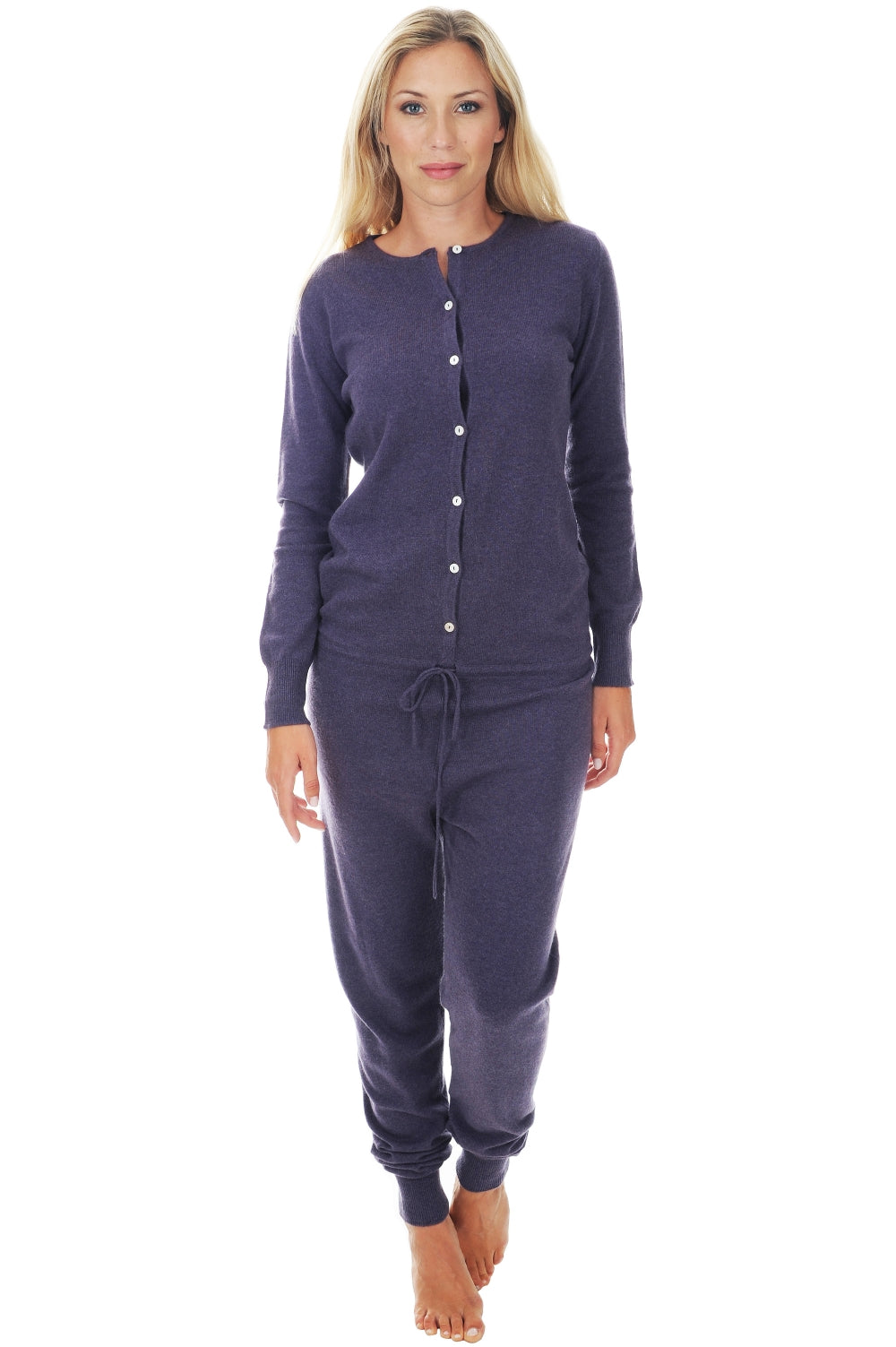 Plume in cashmere donna - mora - Mahogany