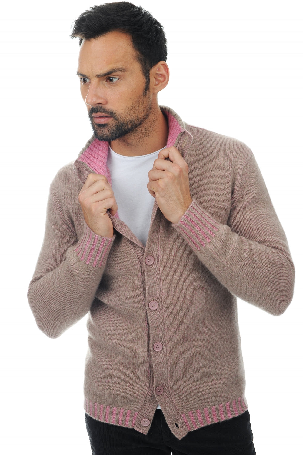 Jo in cashmere uomo - natural brown-bubble gum - Mahogany