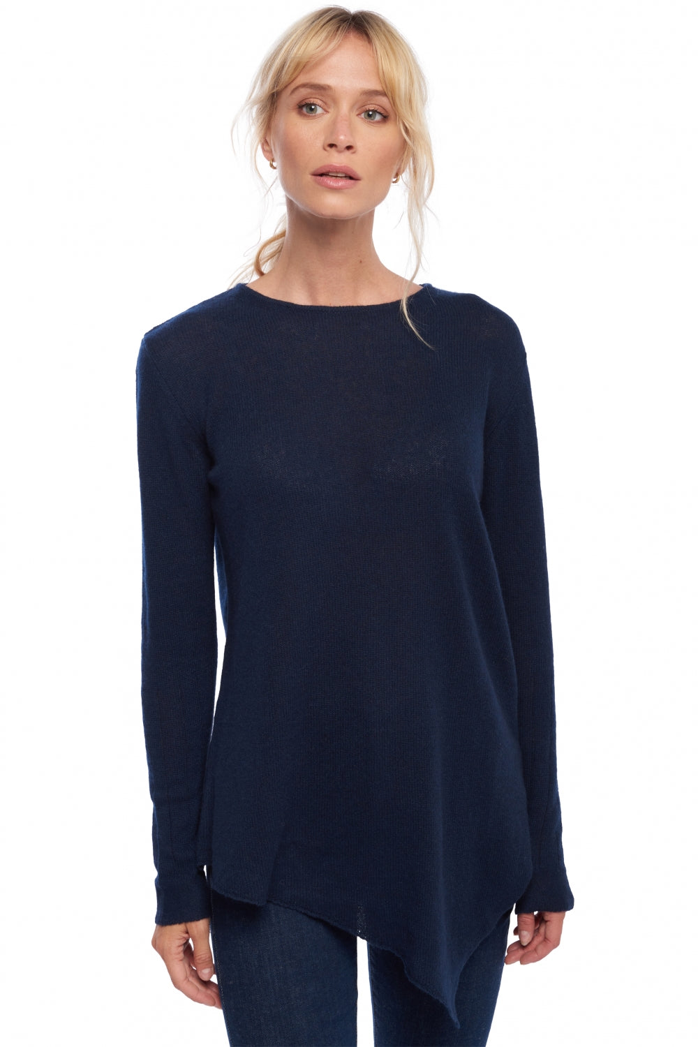Zaia in cashmere donna - blu marino scuro - Mahogany