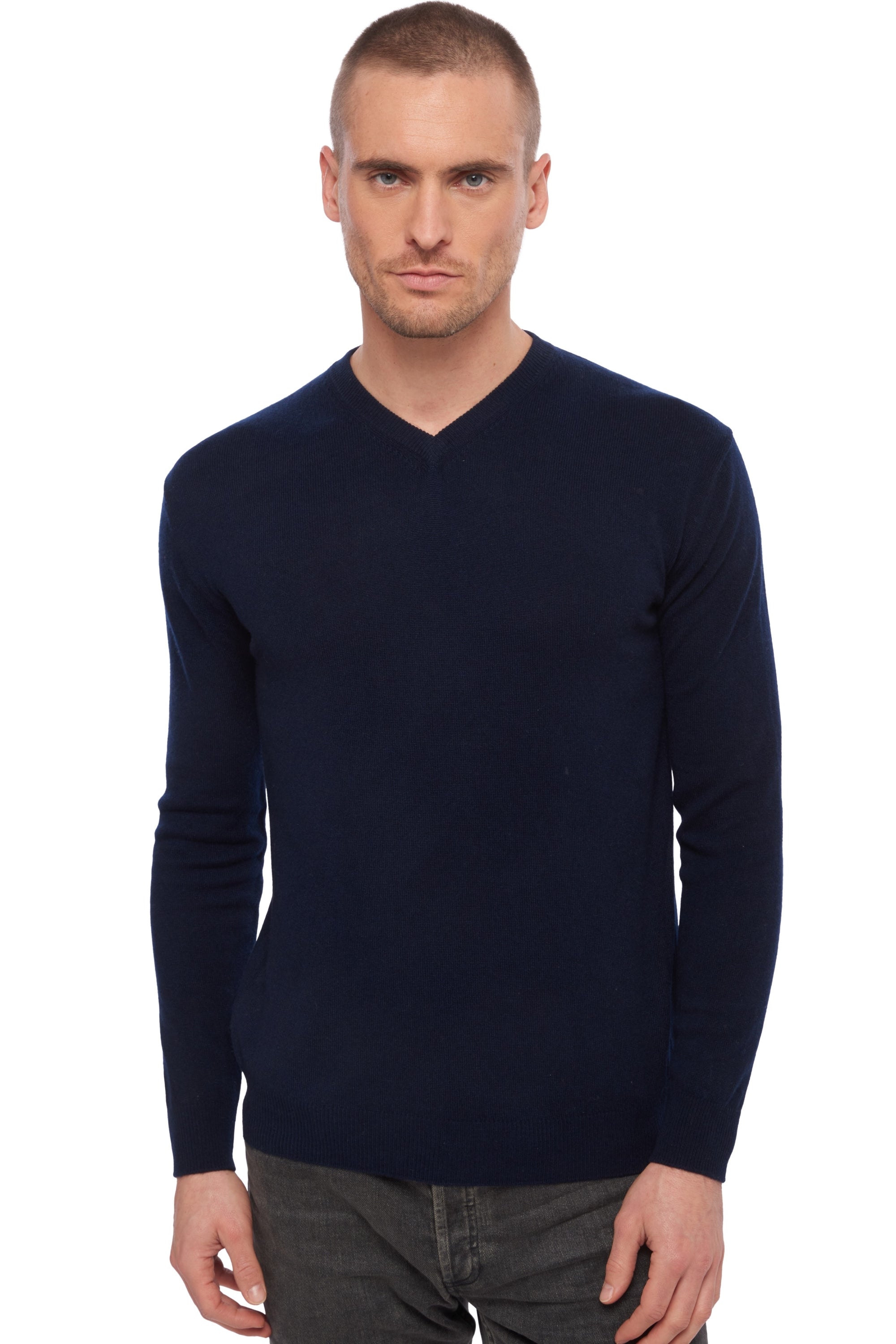 Maddox in cashmere uomo - blu marino scuro - Mahogany
