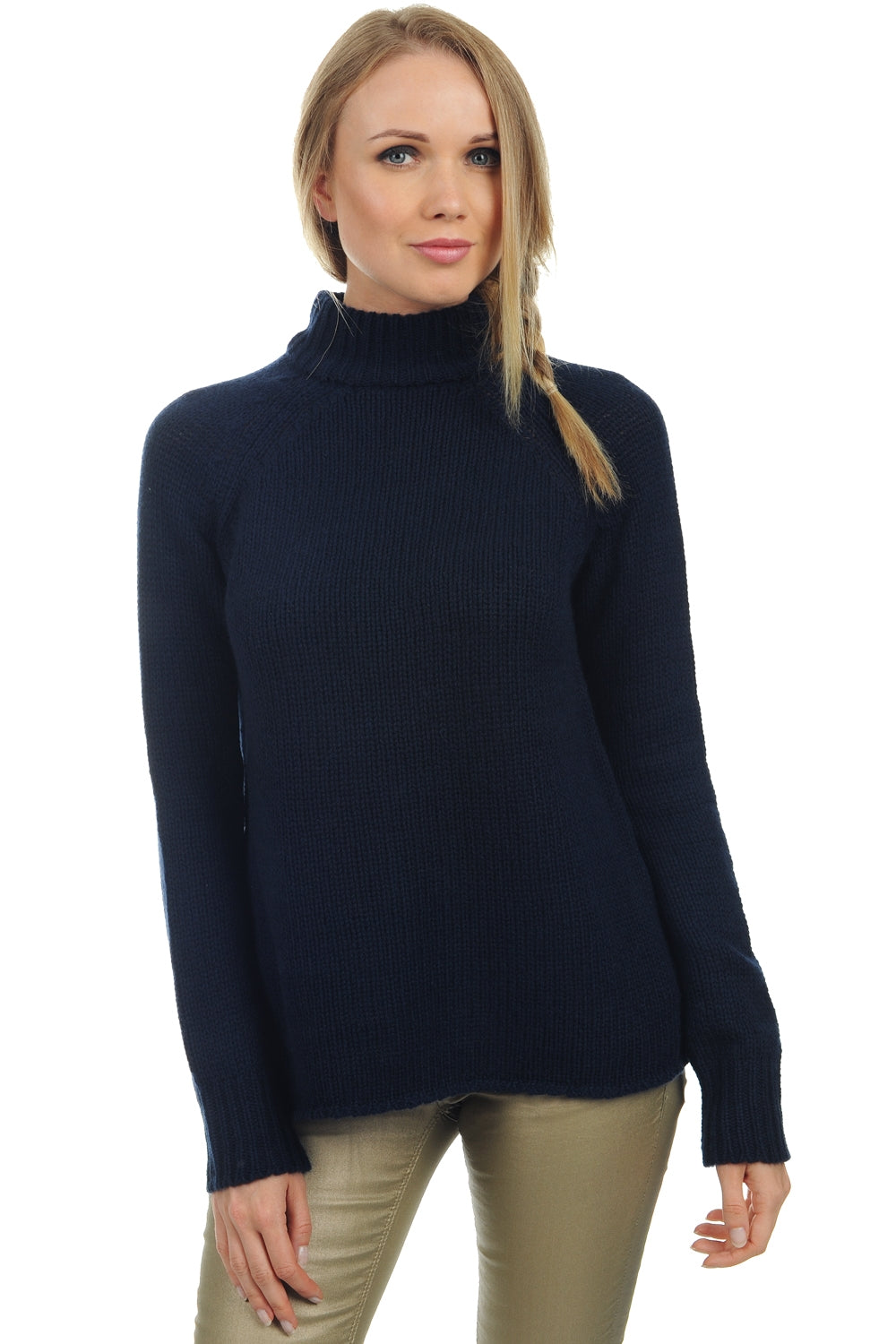 Louisa in cashmere da donna - blu navy scuro - Mahogany