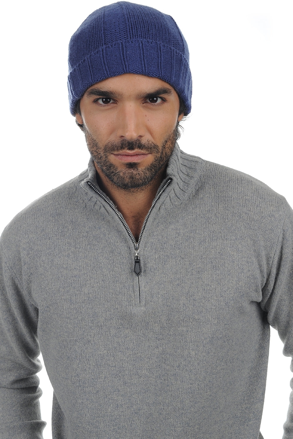 Ted in cashmere uomo - blu maschio - Mahogany