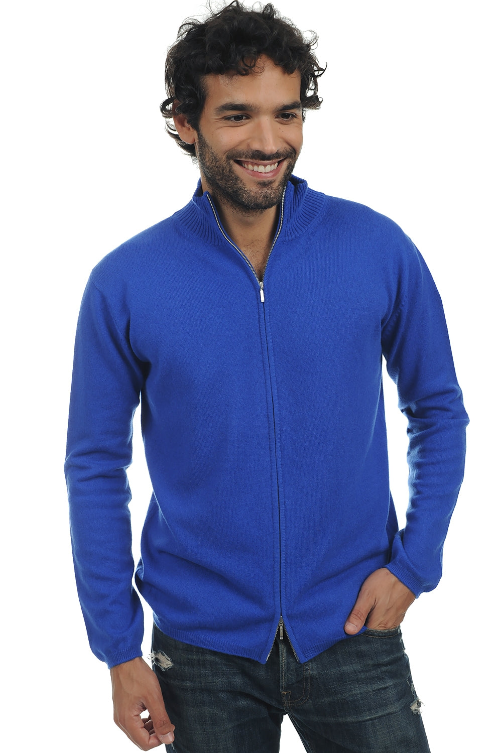 Elton in cashmere uomo - blu lapislazzuli - Mahogany
