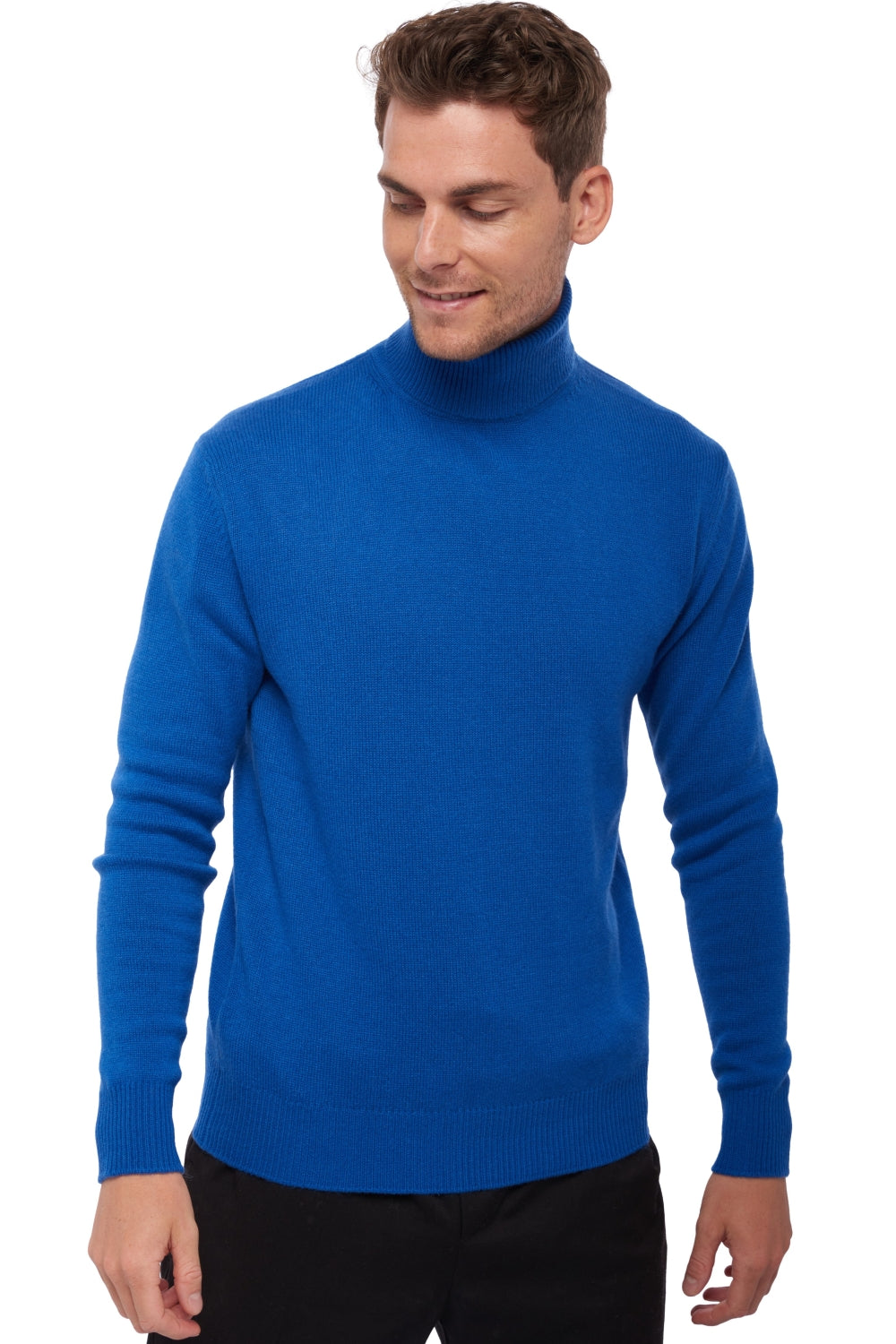 Edgar 4F in cashmere uomo - blu lapislazzuli - Mahogany