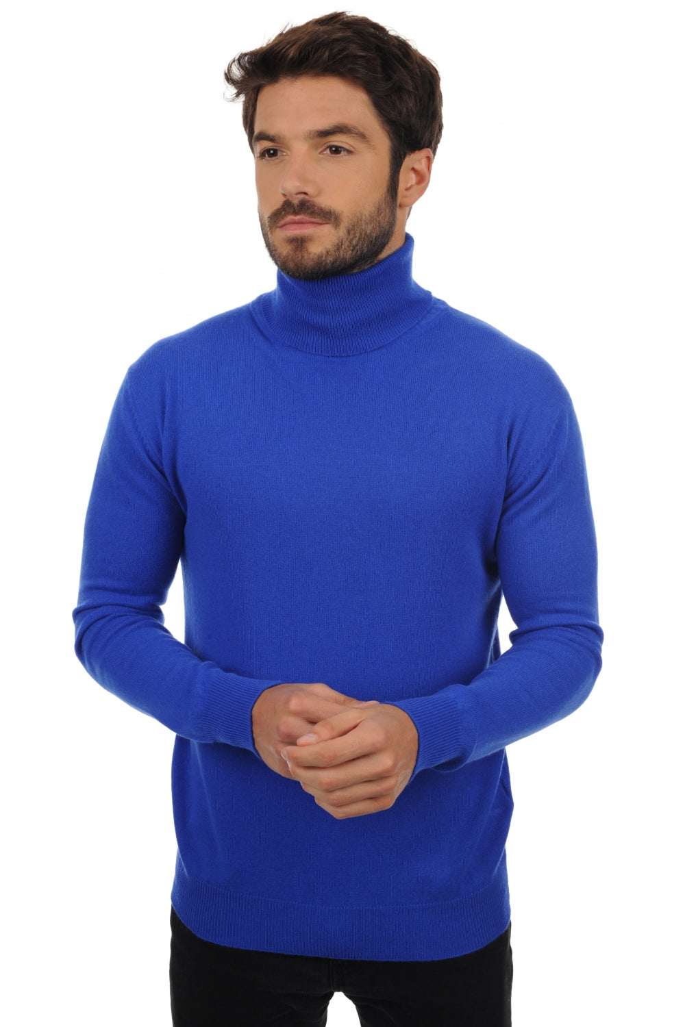 Preston in cashmere uomo - blu lapislazzuli - Mahogany
