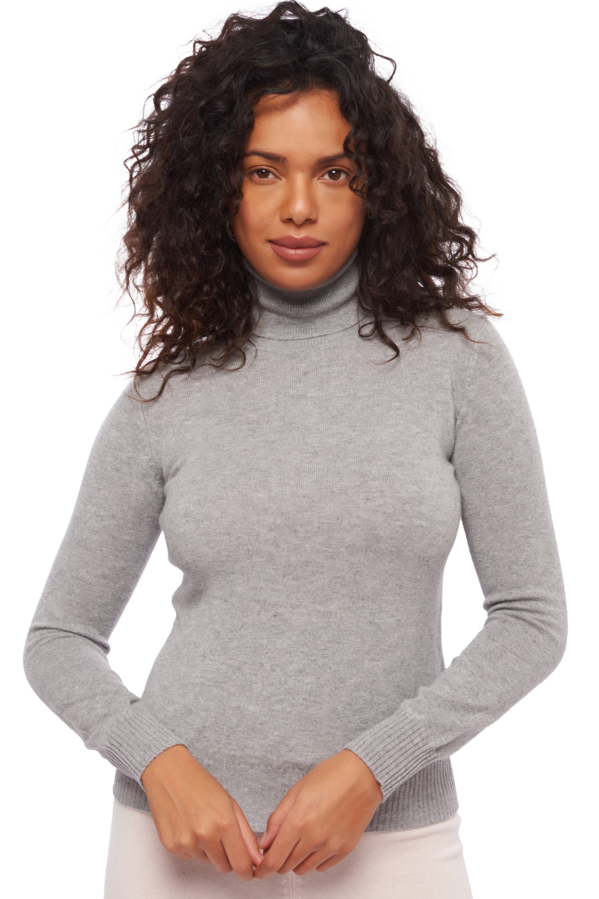 Lili in cashmere donna - turtledove - Mahogany