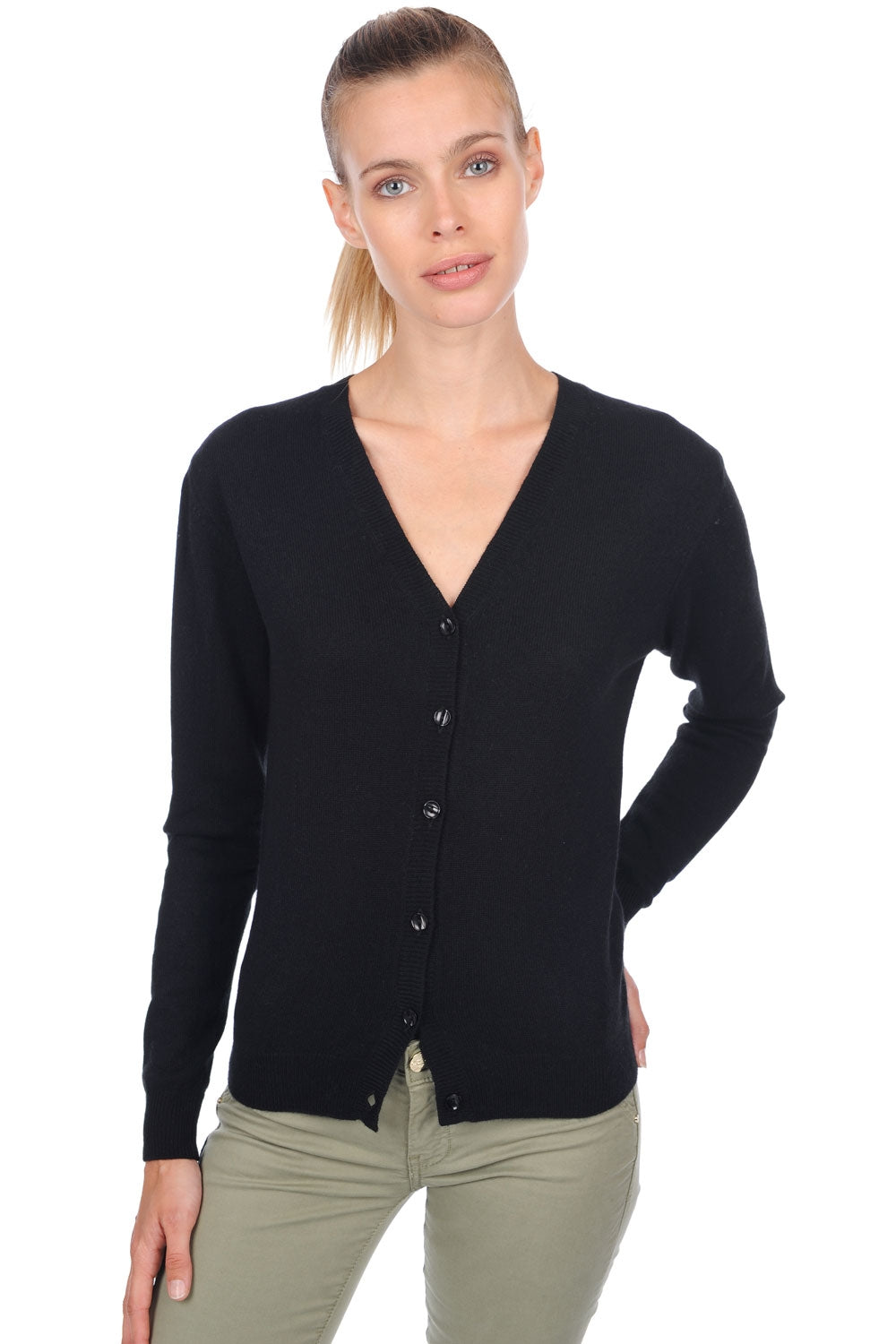 Taline in cashmere donna - nero - Mahogany