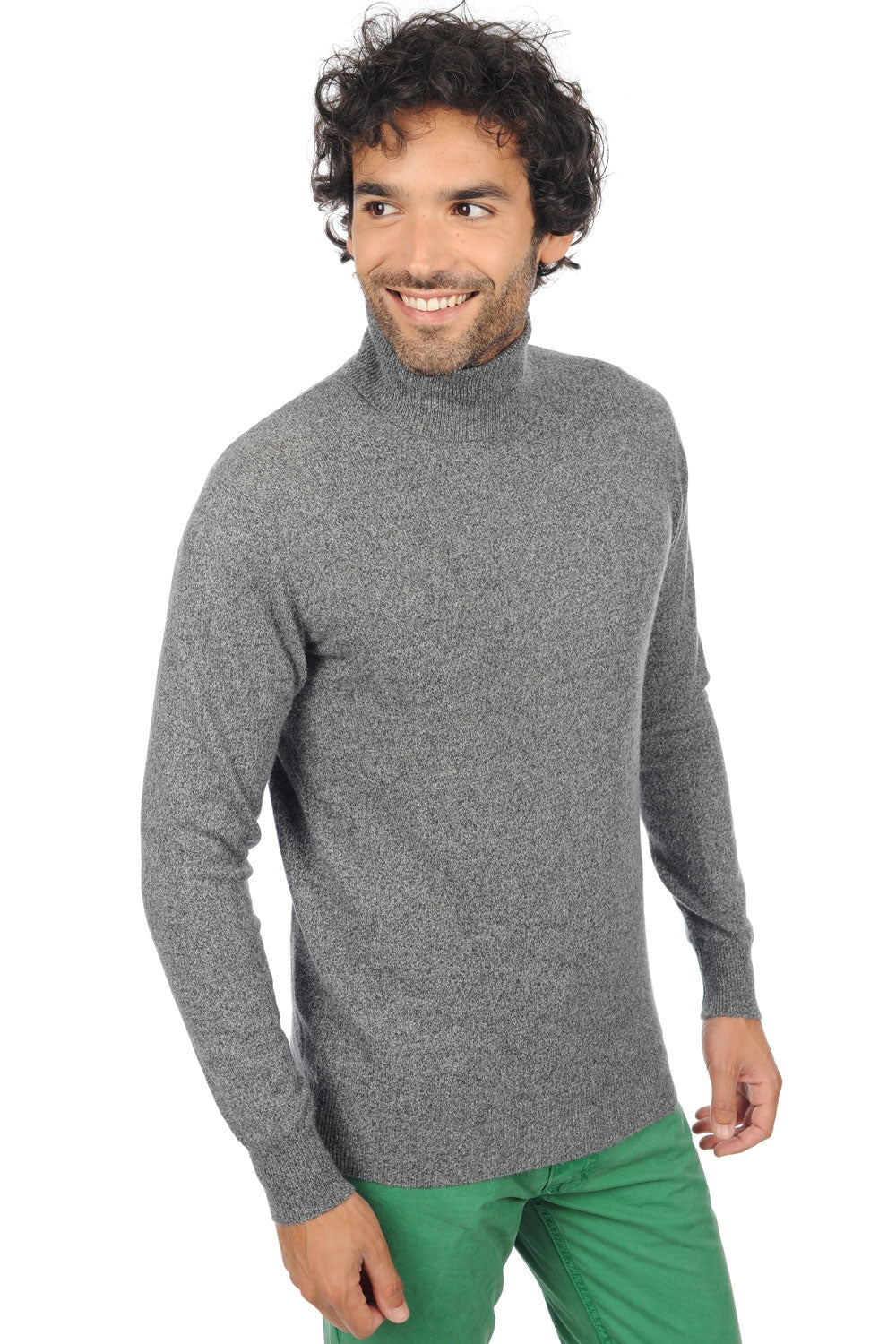 Tarry in cashmere uomo - silver grey - Mahogany
