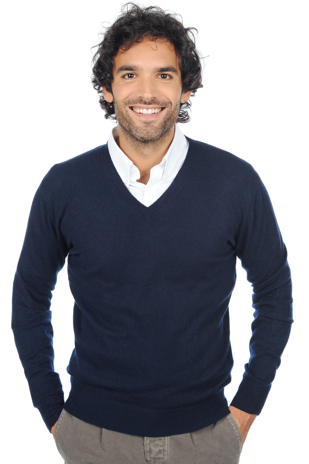 Tor in cashmere uomo - blu marino scuro - Mahogany