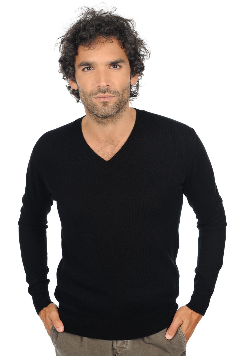 Tor in cashmere uomo - noir - Mahogany