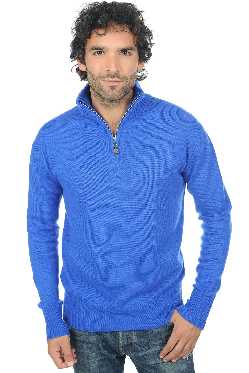 Donovan in cashmere da uomo - blu lapislazzuli - Mahogany