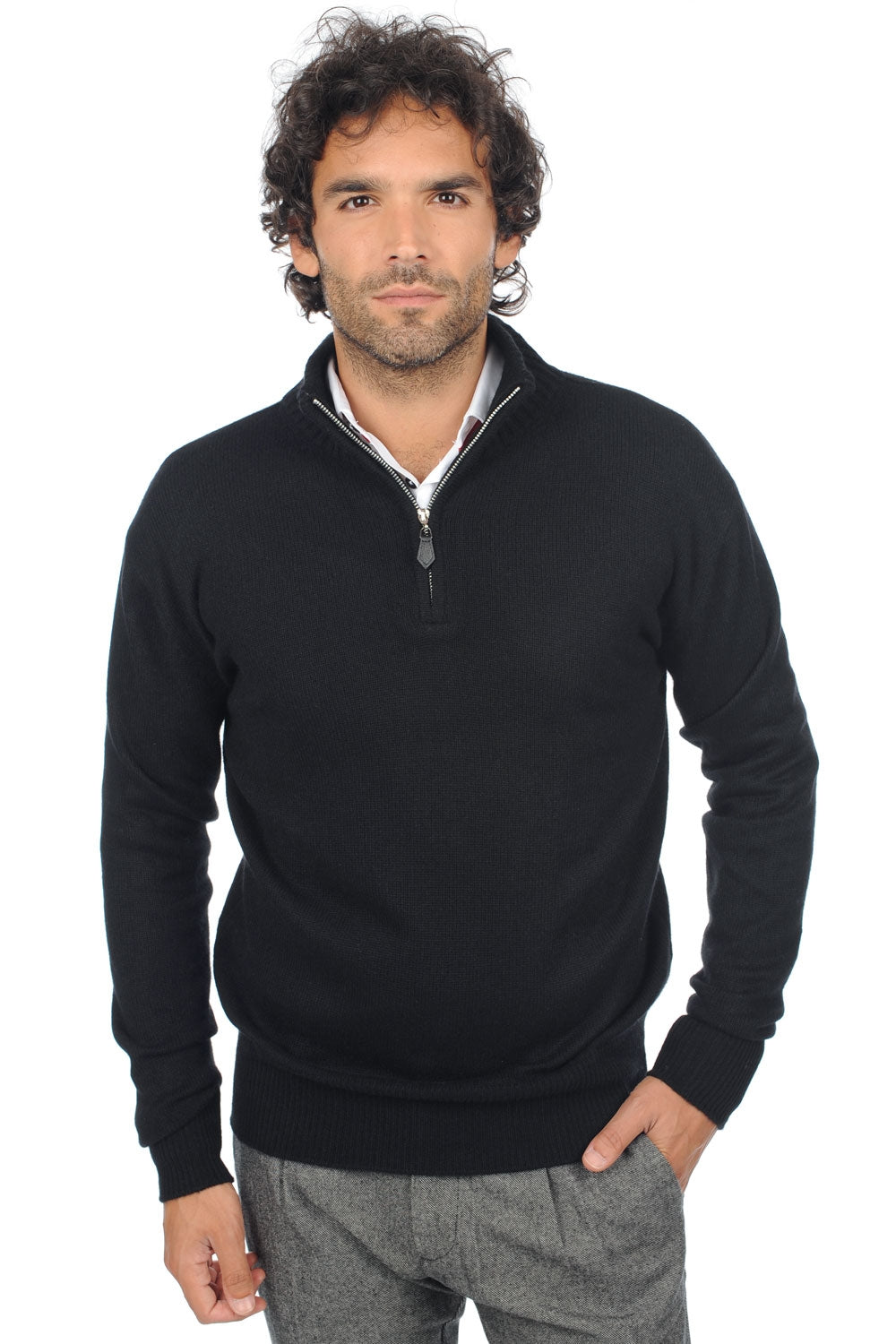 Donovan in cashmere uomo - nero - Mahogany