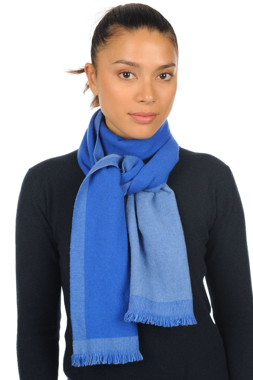 Tonnerre in cashmere misto - blu lapislazzuli-blu chiné - Mahogany