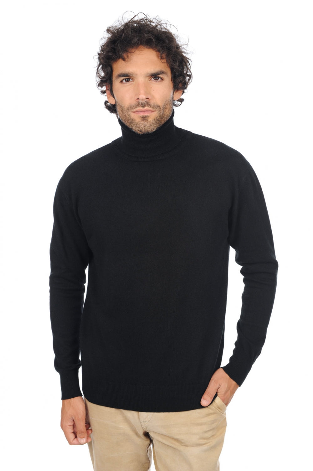 Edgar Premium in cashmere uomo - black - Mahogany