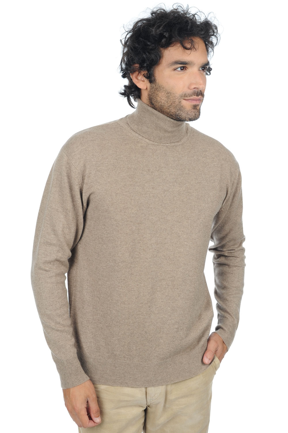 Edgar Premium in cashmere uomo - dolma natural - Mahogany