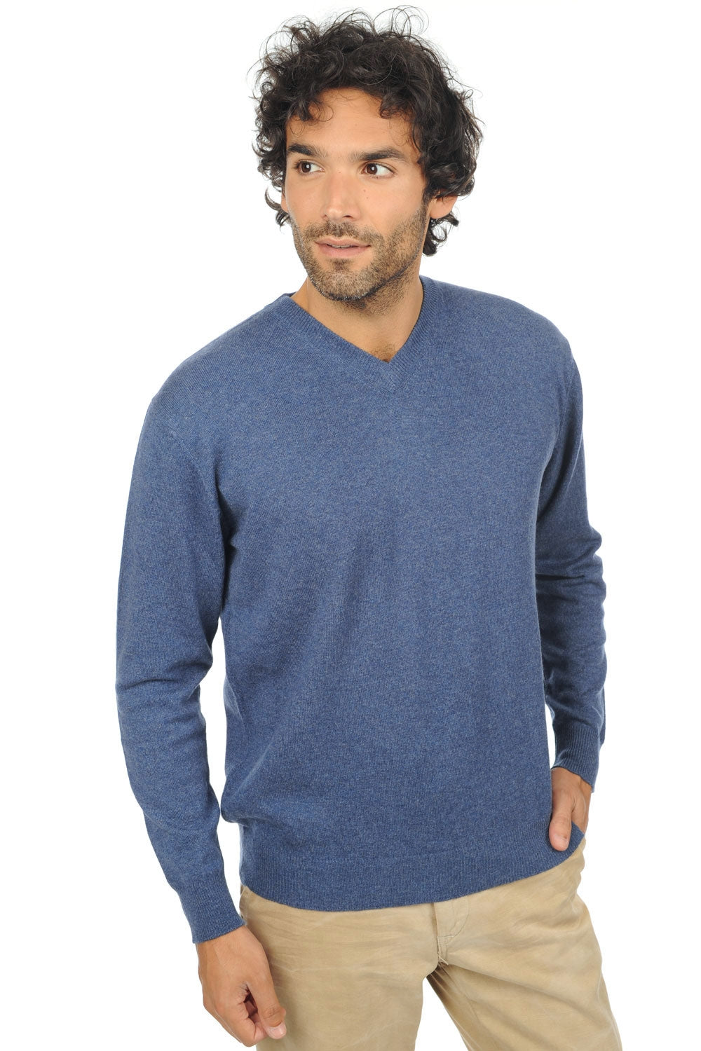 Gaspard Premium in cashmere uomo - premium rockpool - Mahogany