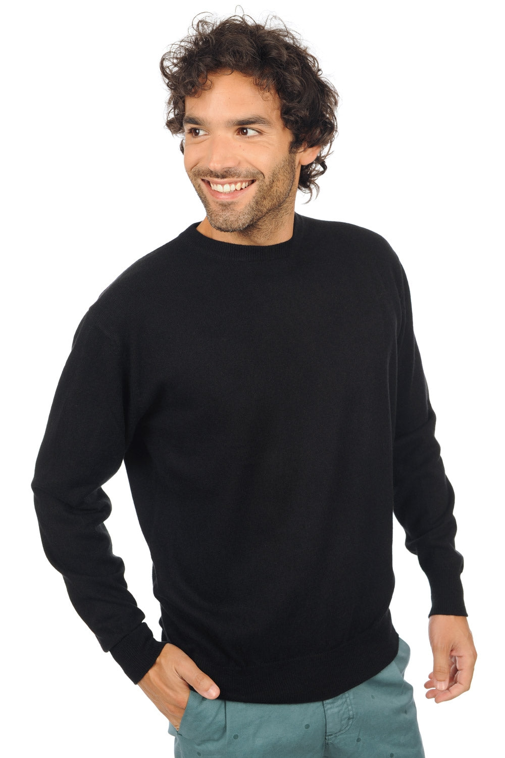 Nestor Premium in cashmere uomo - nero - Mahogany