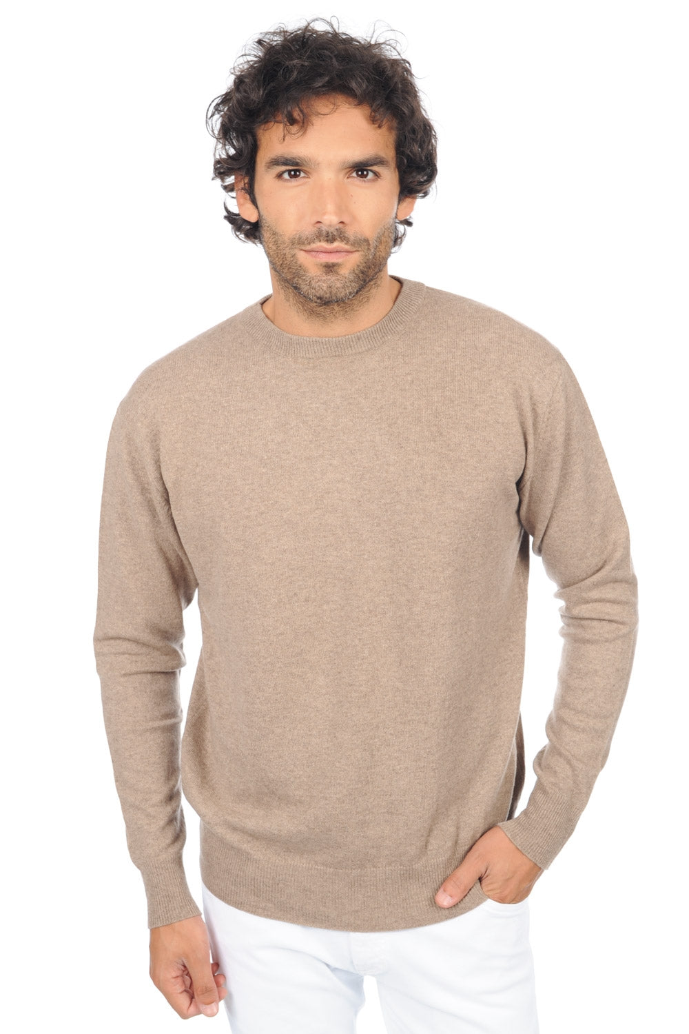 Nestor Premium in cashmere uomo - dolma natural - Mahogany