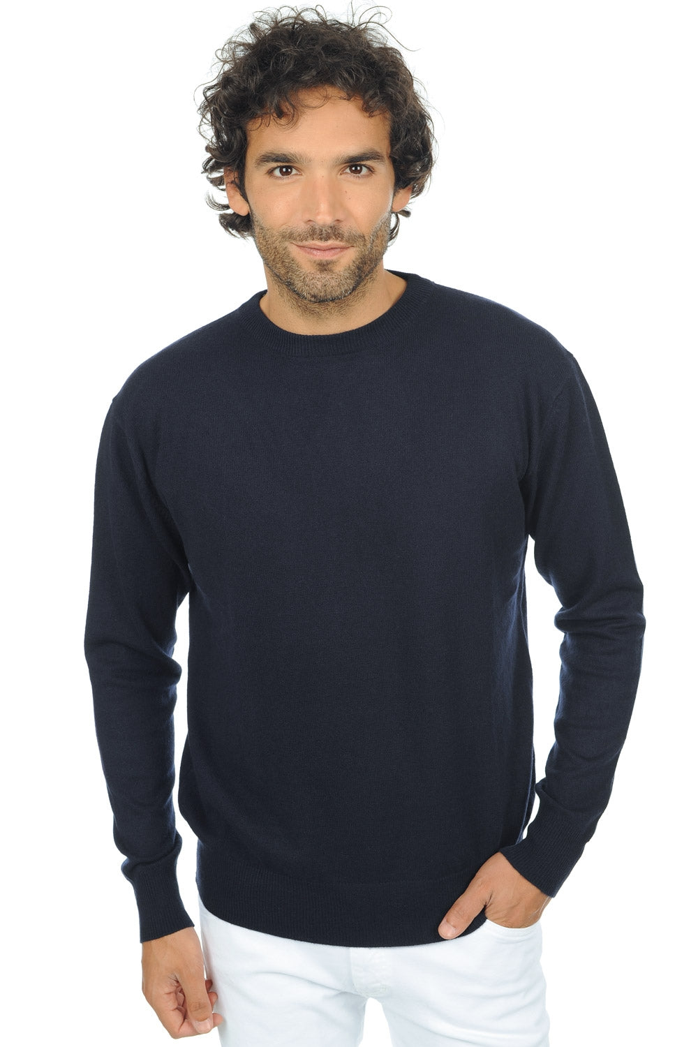 Nestor Premium in cashmere uomo - navy premium - Mahogany