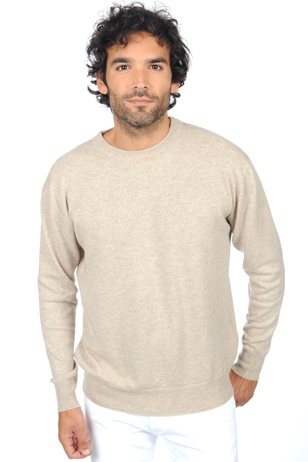 Nestor Premium in cashmere uomo - pema natural - Mahogany