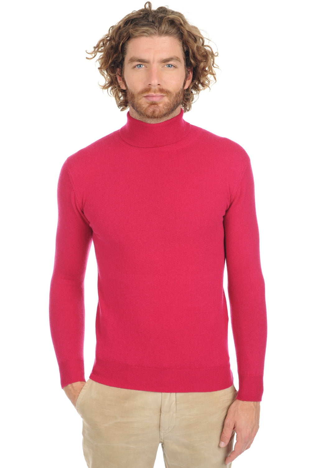 Tarry in cashmere uomo - red fuschsia - Mahogany
