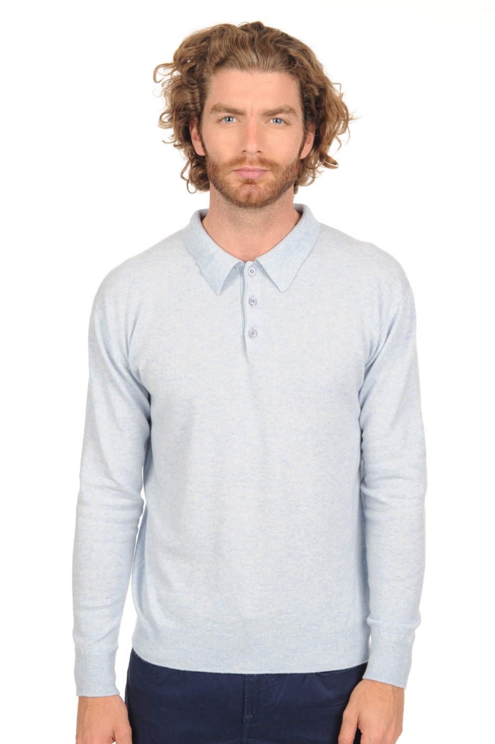 Alexandre in cashmere uomo - arctic - Mahogany