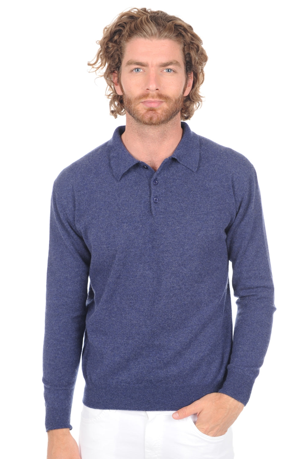 Alexandre in cashmere uomo - indaco - Mahogany