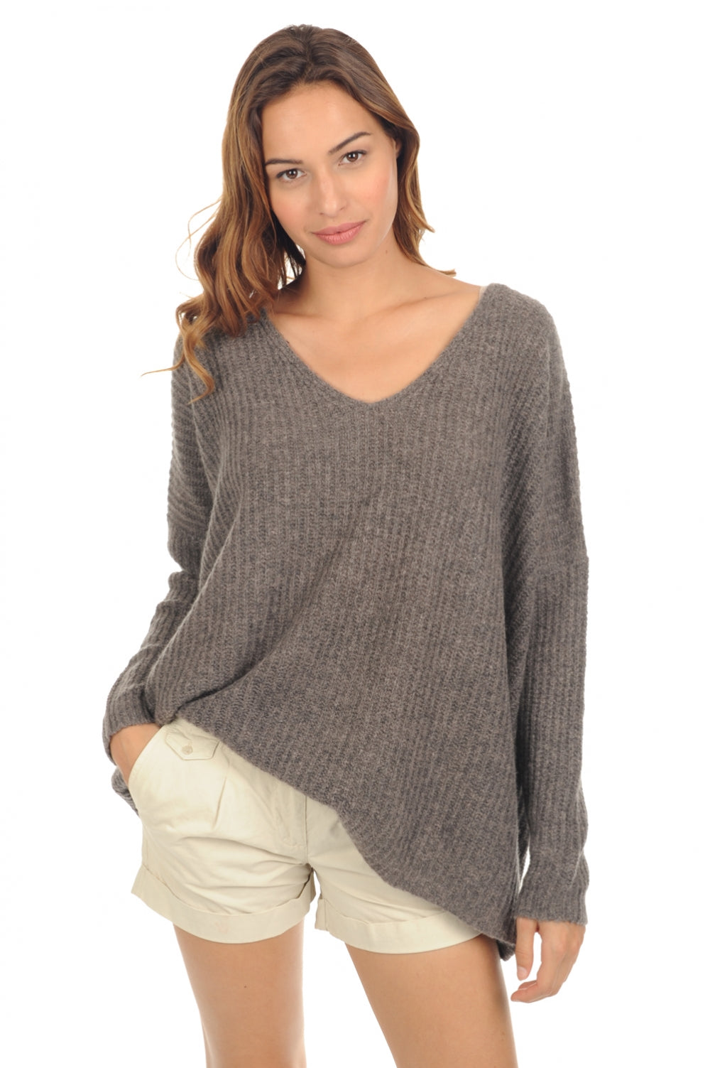 Daenerys in cashmere donna - musk - Mahogany