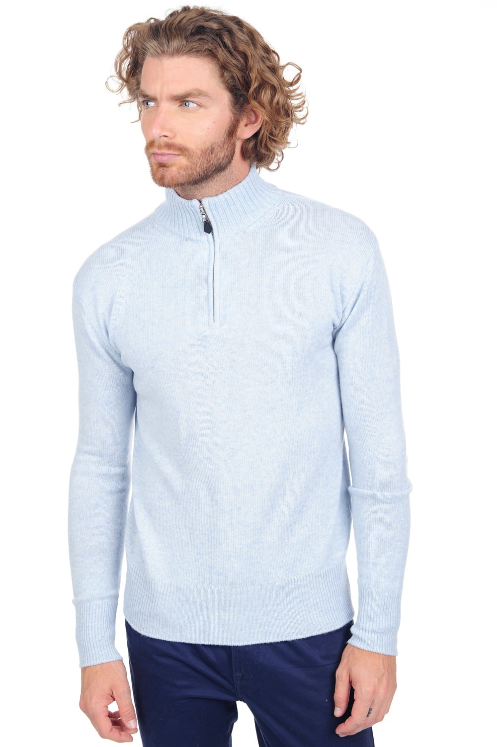 Donovan in cashmere da uomo - arctic - Mahogany