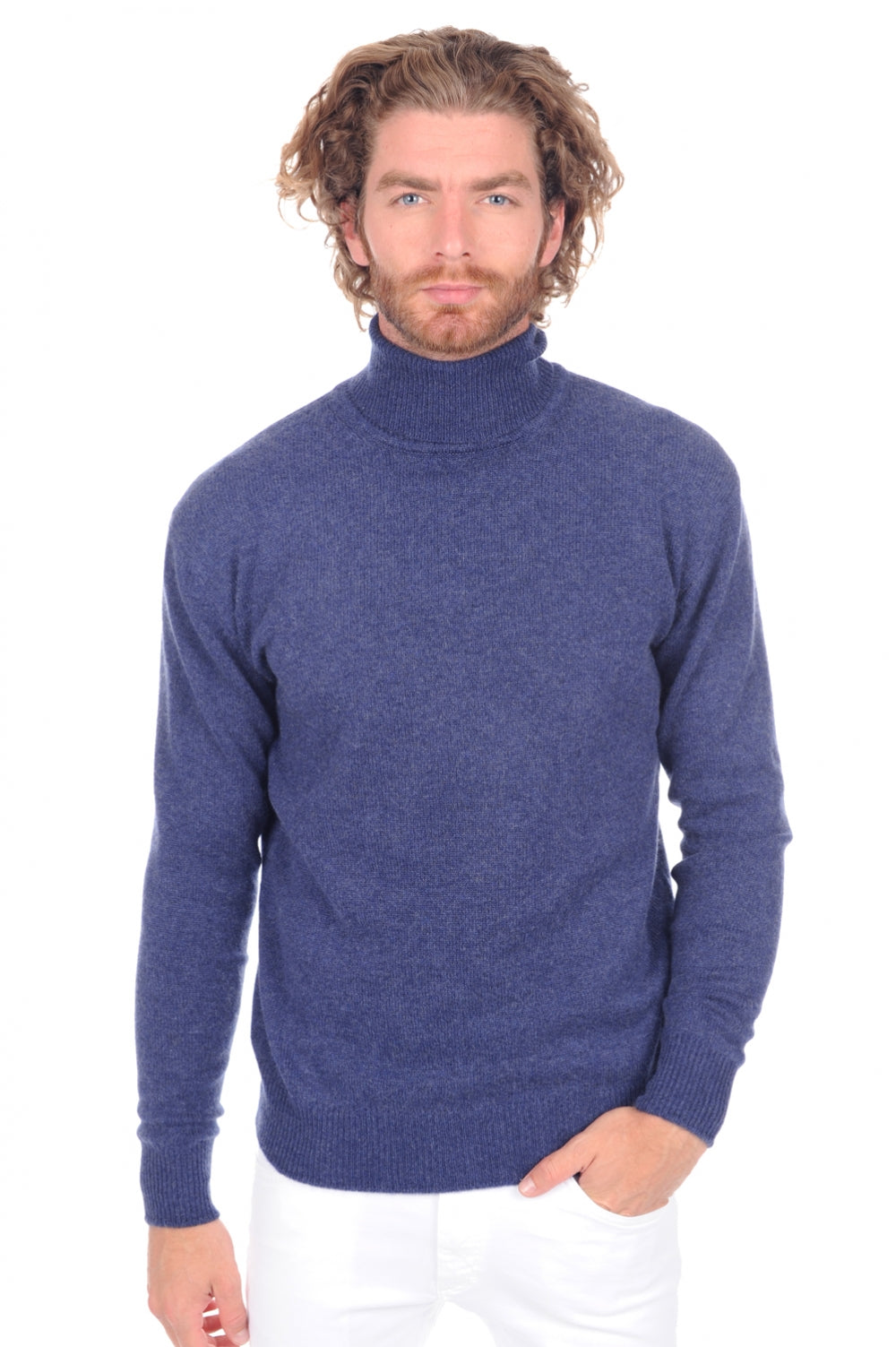 Edgar 4F in cashmere uomo - indigo - Mahogany