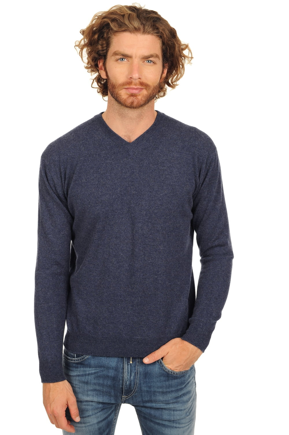 Gaspard in cashmere uomo - indaco - Mahogany