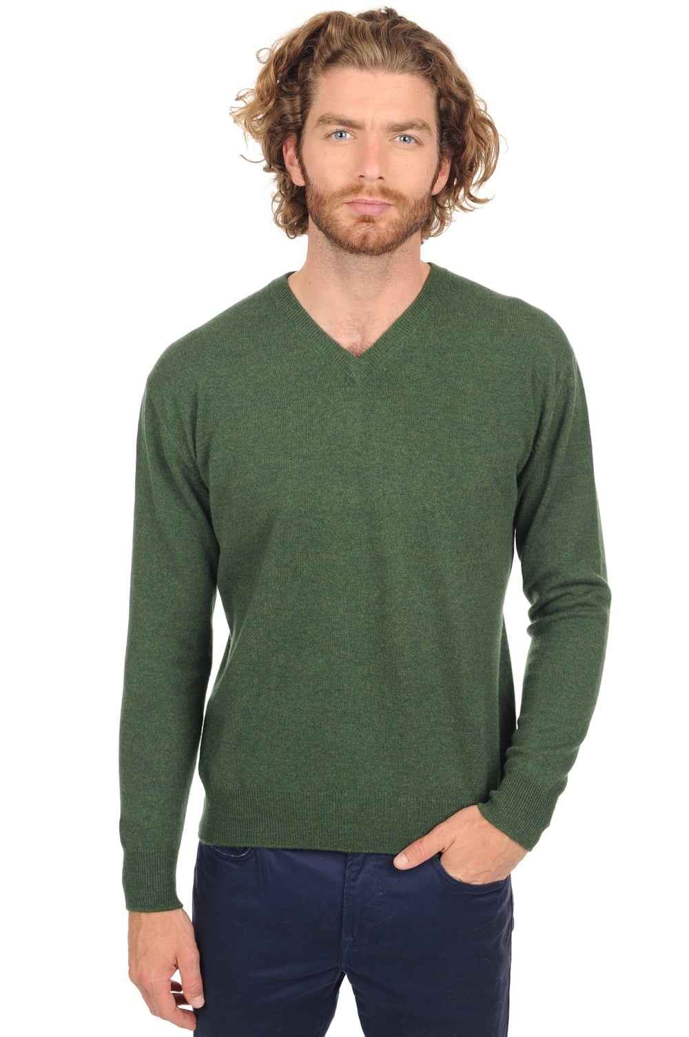Hippolyte in cashmere da uomo - cedar - Mahogany