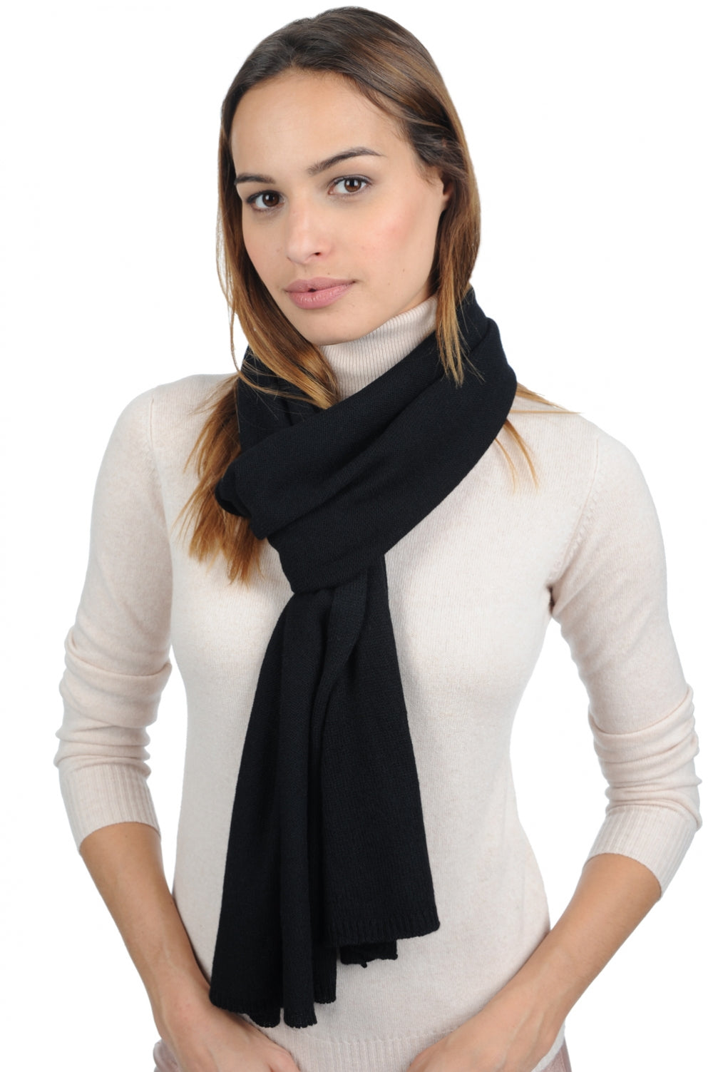 Miaou in cashmere misto - nero - Mahogany