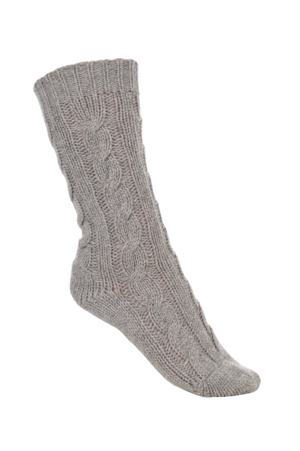 Pedibus in cashmere misto - grigio chiné - Mahogany