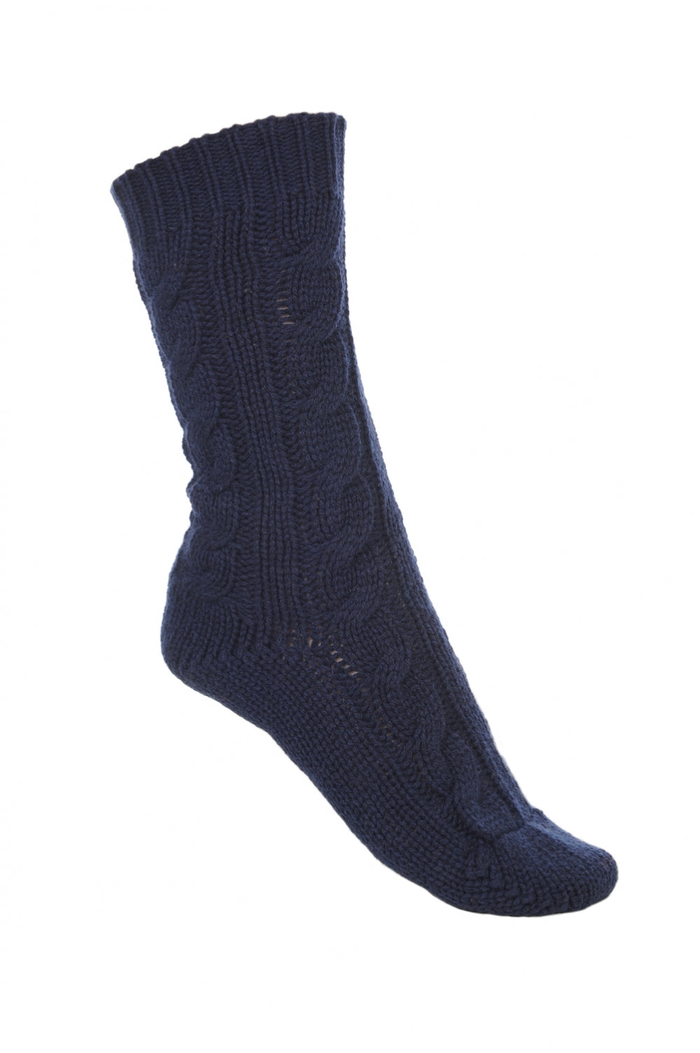 Pedibus in cashmere misto - blu marino scuro - Mahogany