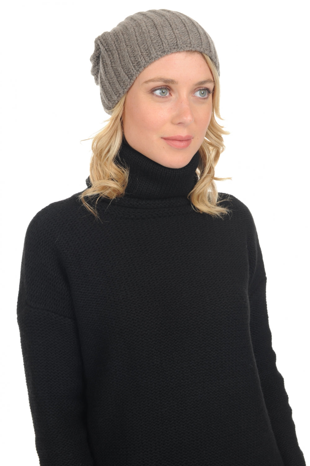 Youpie in cashmere misto - marmotta melange - Mahogany