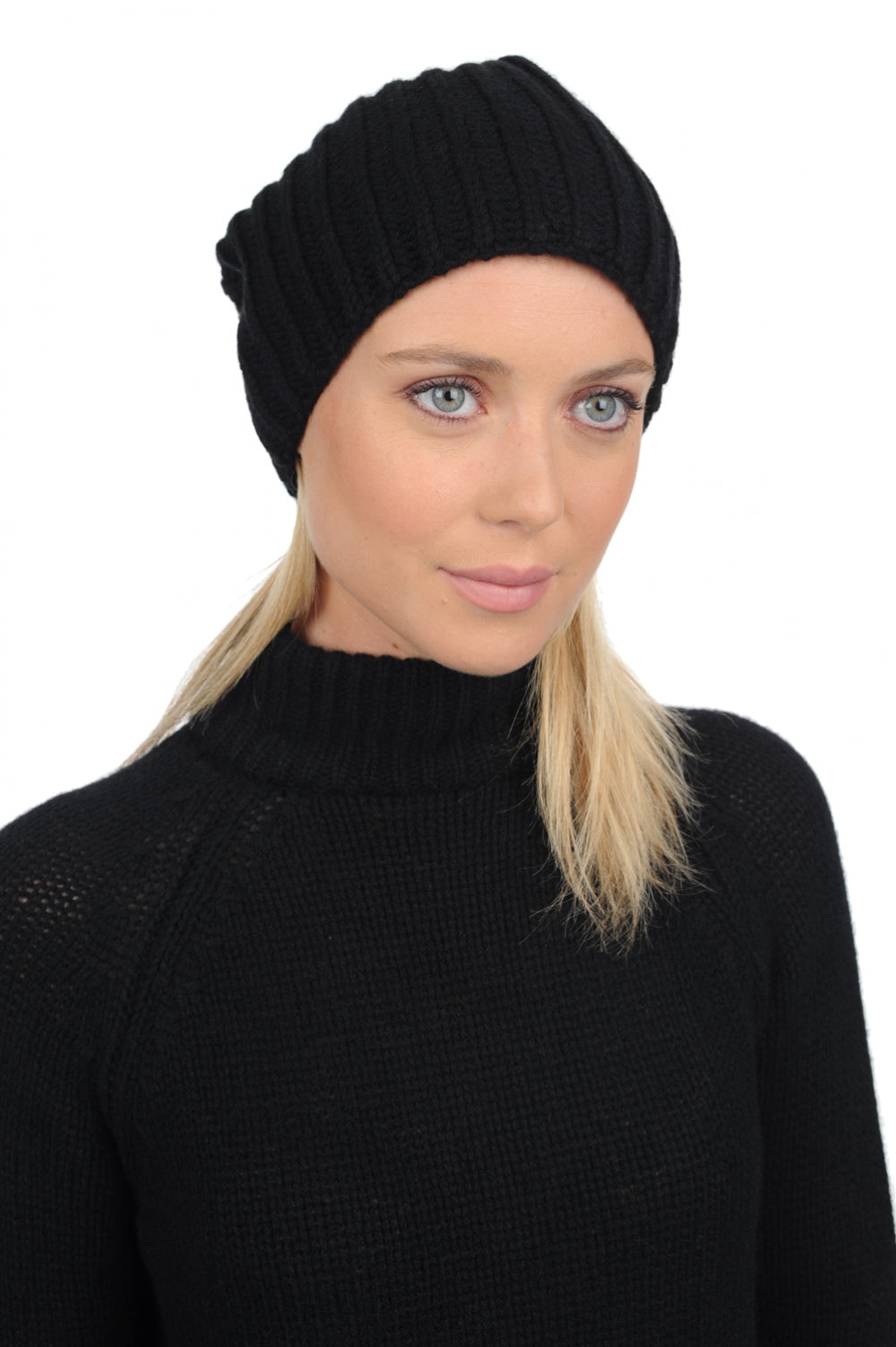 Youpie in cashmere misto - nero - Mahogany