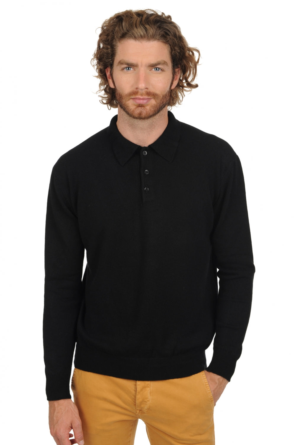 Alexandre Premium in cashmere uomo - black - Mahogany