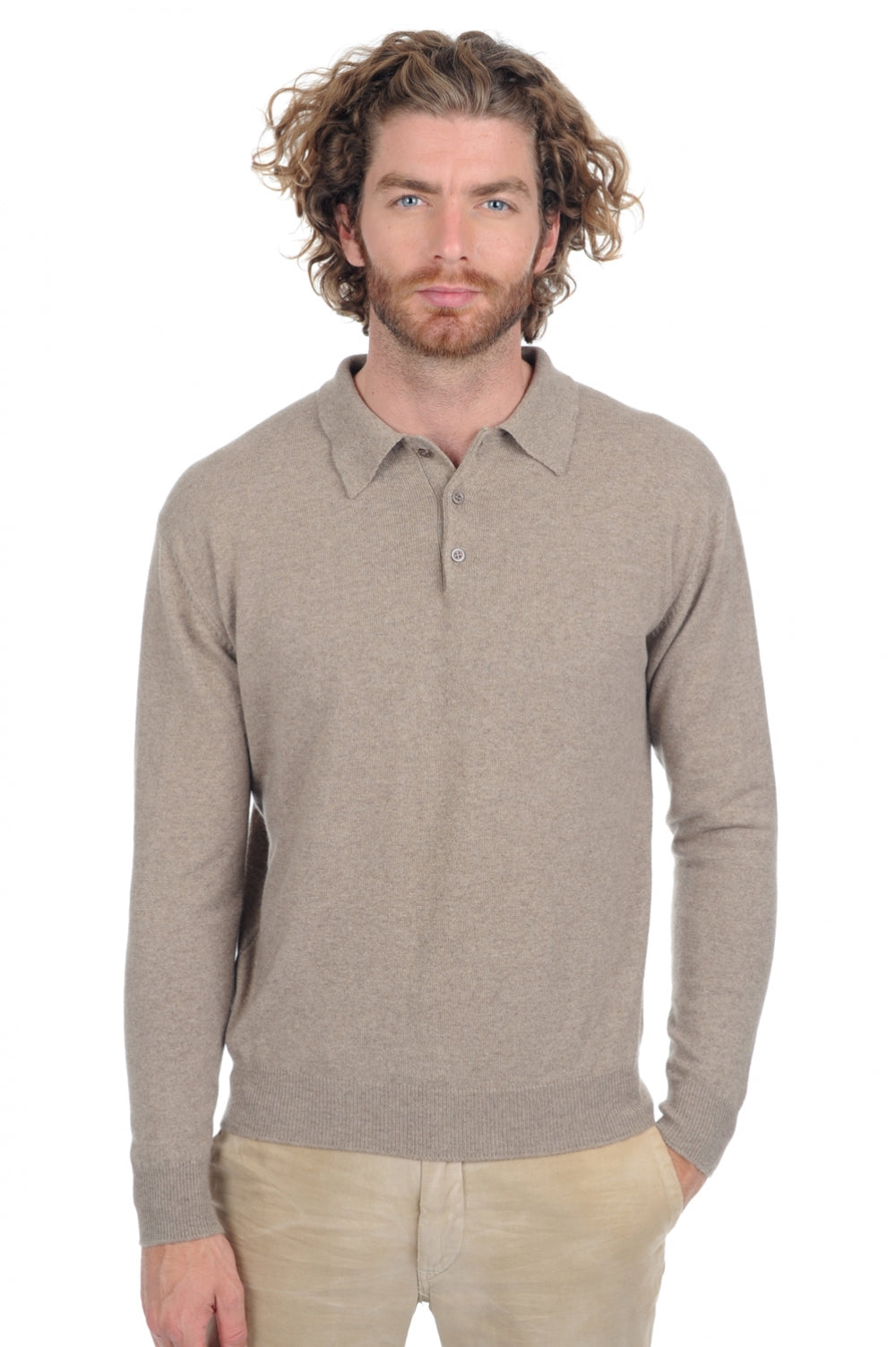Alexandre Premium in cashmere uomo - dolma natural - Mahogany