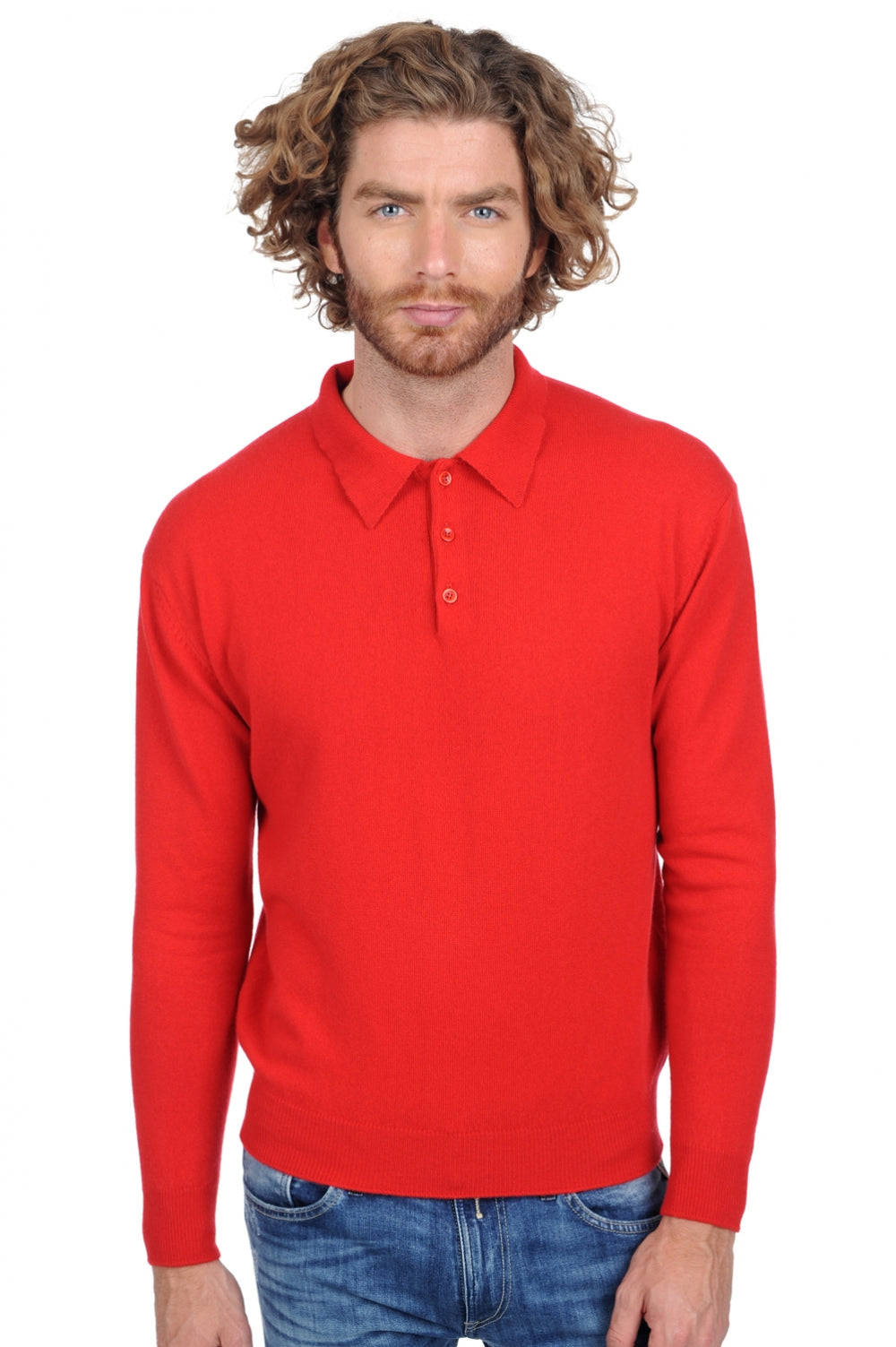 Alexandre Premium in cashmere uomo - rosso - Mahogany