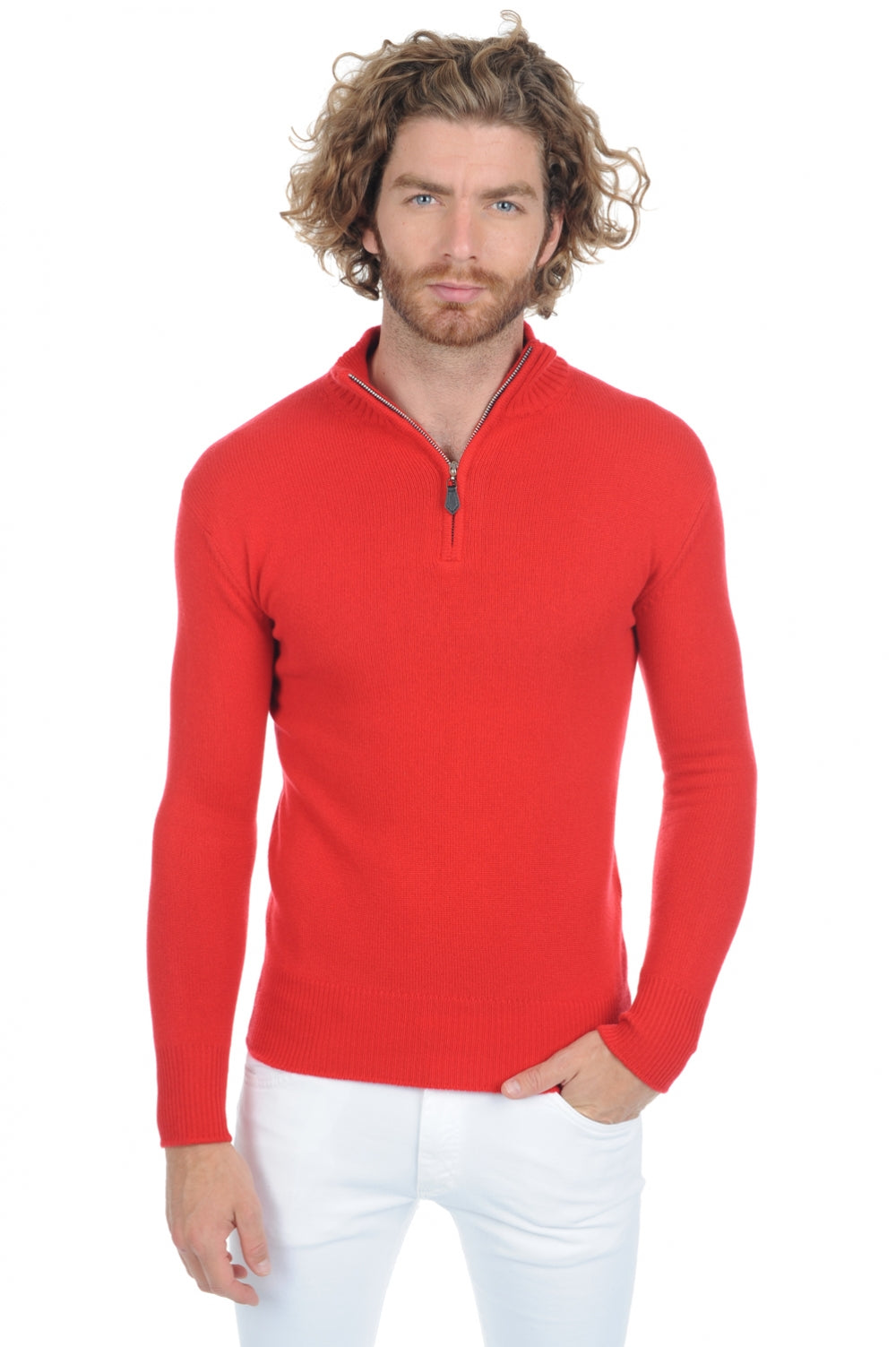 Donovan Premium in cashmere uomo - rosso - Mahogany