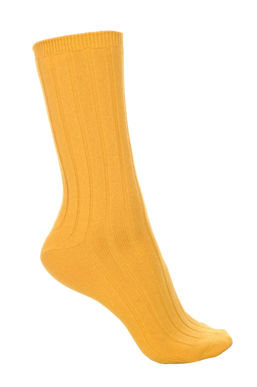 Dragibus in cashmere & elastan donna - senape - Mahogany