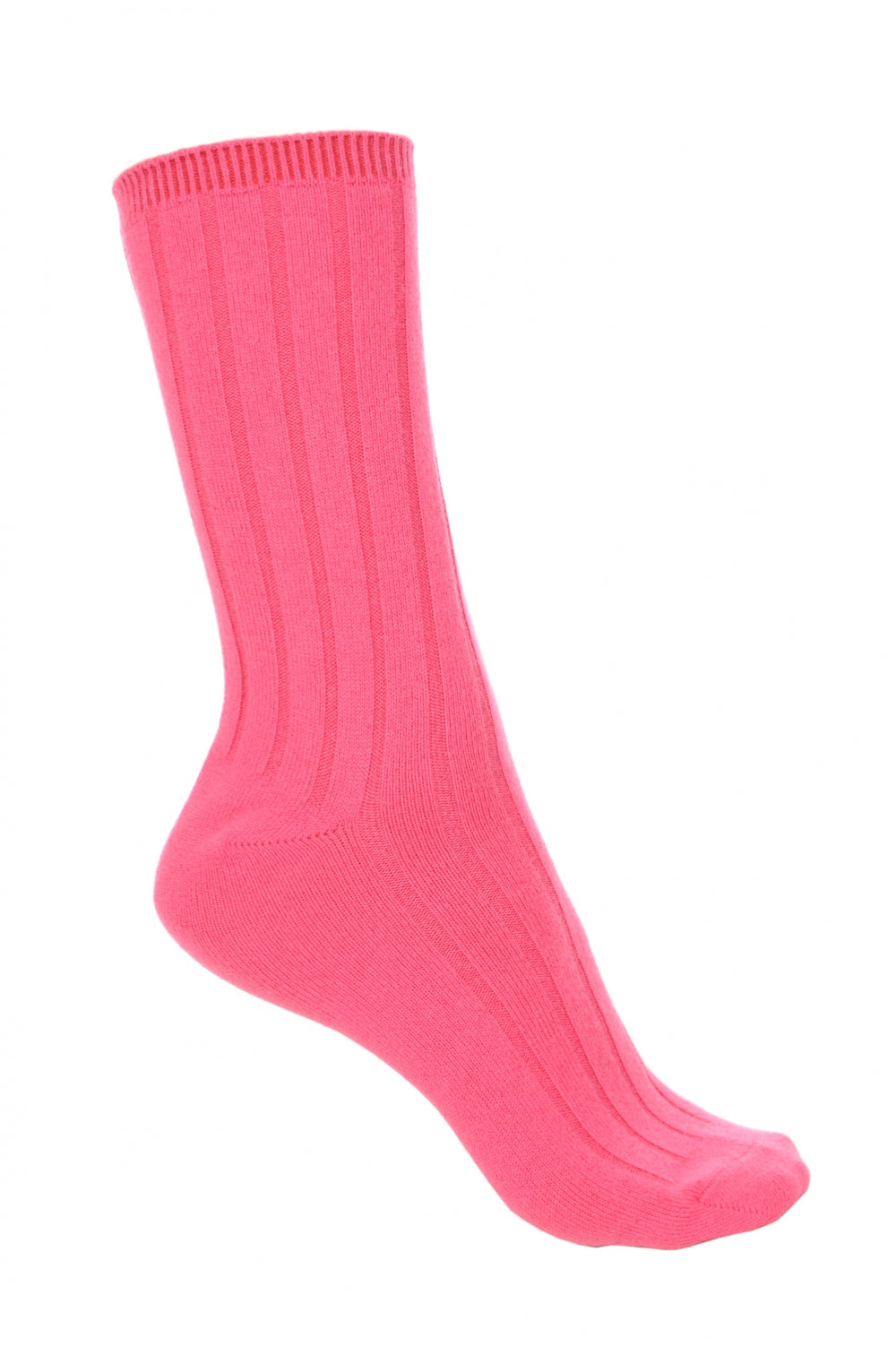 Dragibus in cashmere & elastan donna - rosa shocking - Mahogany