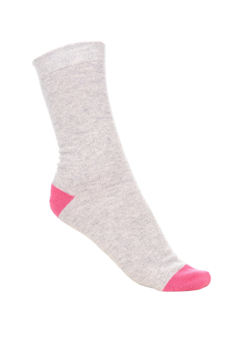 Calzini in cashmere & elastan, 88% Cashmere / 12% Elastan, donna, normale / 2 e 4 fili, maglia normale, Mahogany